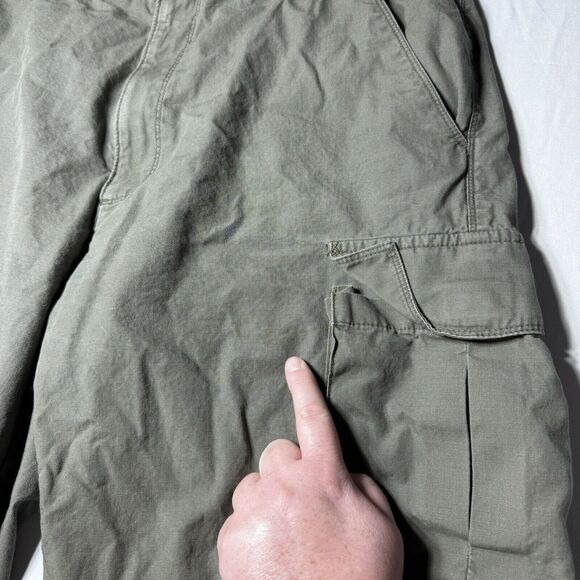 Woolrich Cargo Shorts Mens 34 Gray Lightweight Outdoor Hiking - Picture 6 of 15